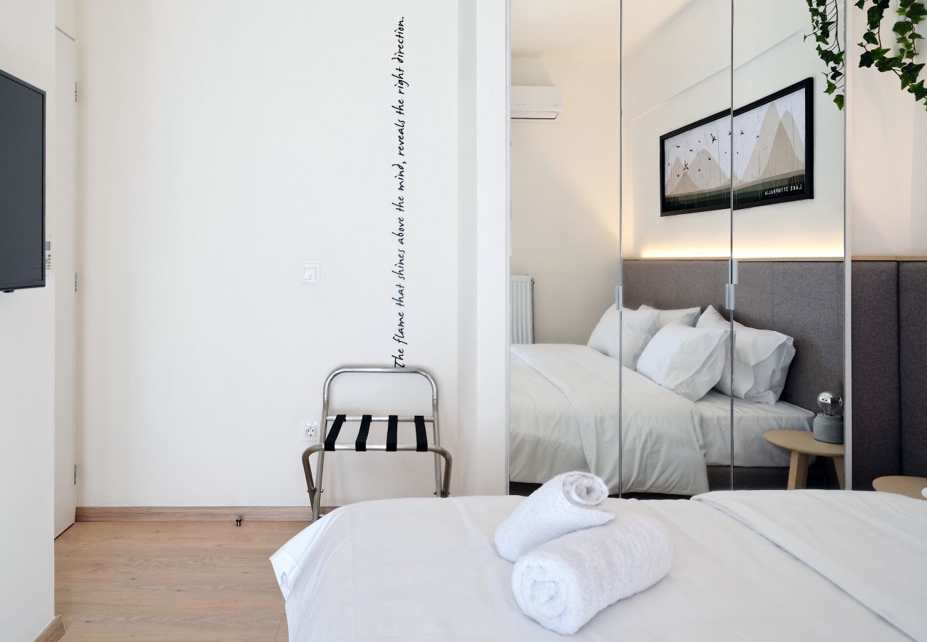 Apartment in Athens - Hercules Residence, Minimalist 2 bedroom Apartment, walking to Athens’ sightseeing