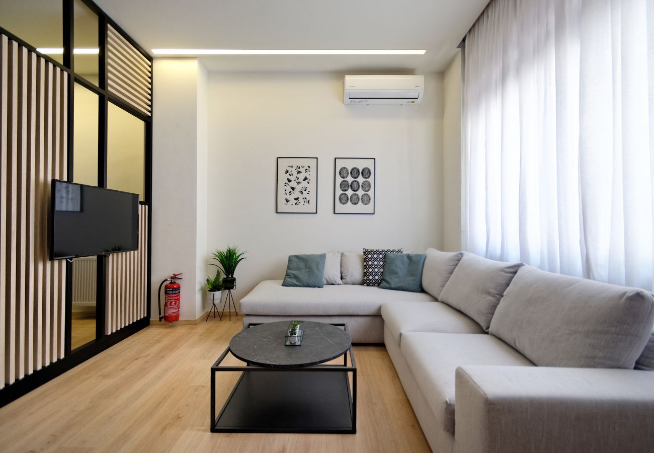 Apartment in Athens - Muses Residence Ourania, Stylish 2 bedrooms apartment, with private seating area in patio