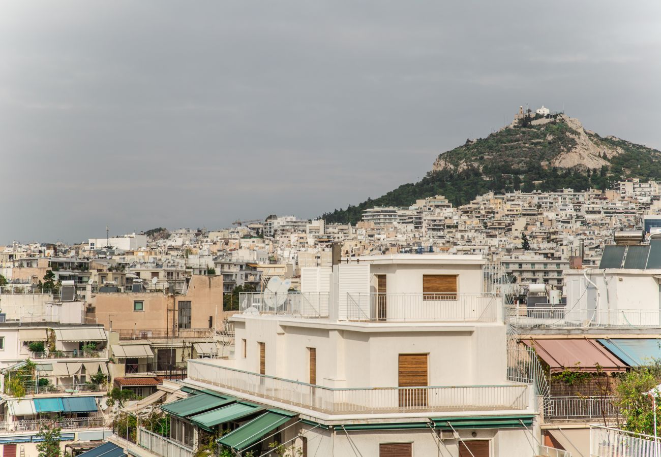 Apartment in Athens - Olympus Residence 4 bedrooms Penthouse, big terrace with seating area, BBQ & Lycabettus Hill view