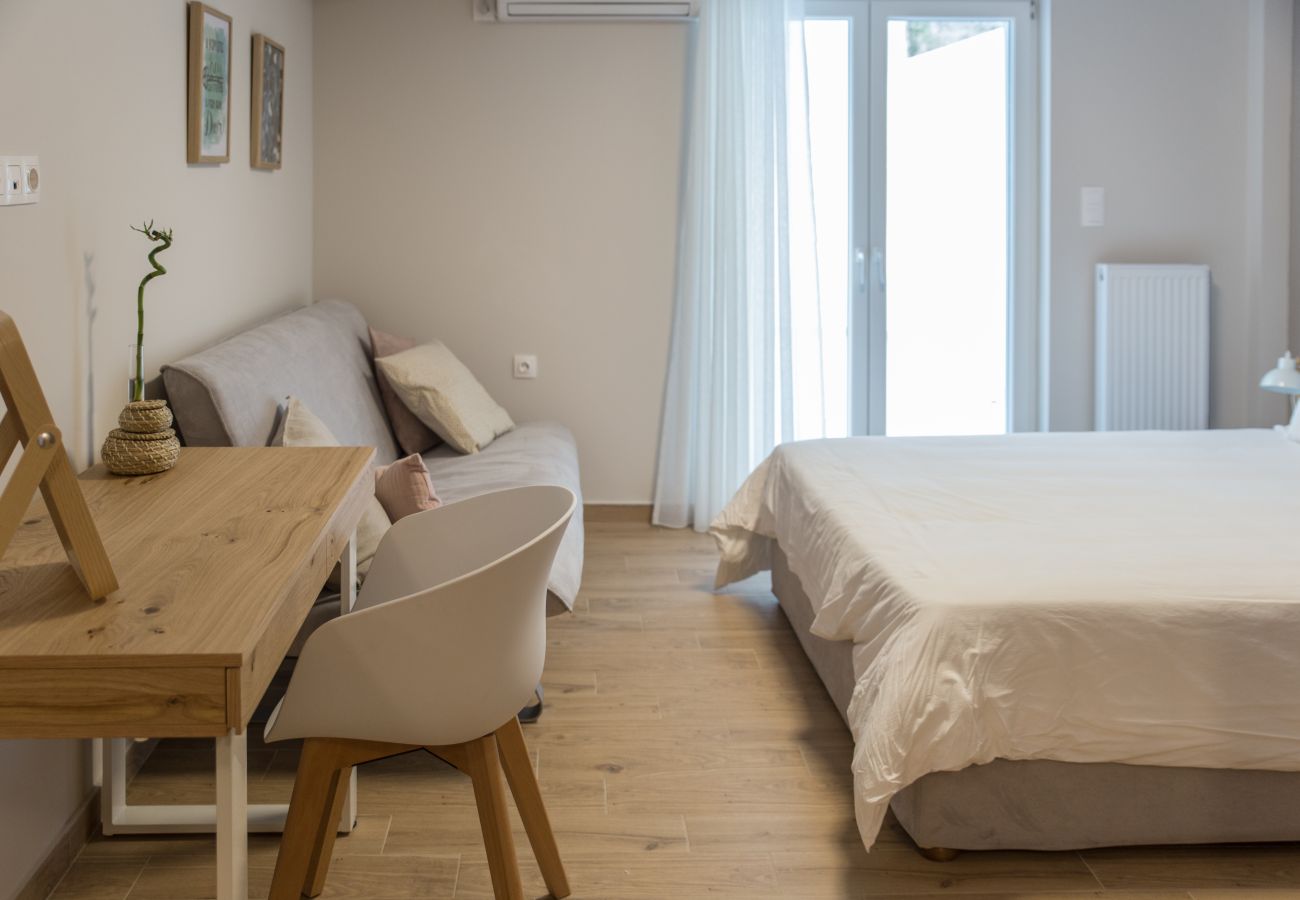 Studio in Athens - Studio in Athens with a Private BBQ Patio & Gym