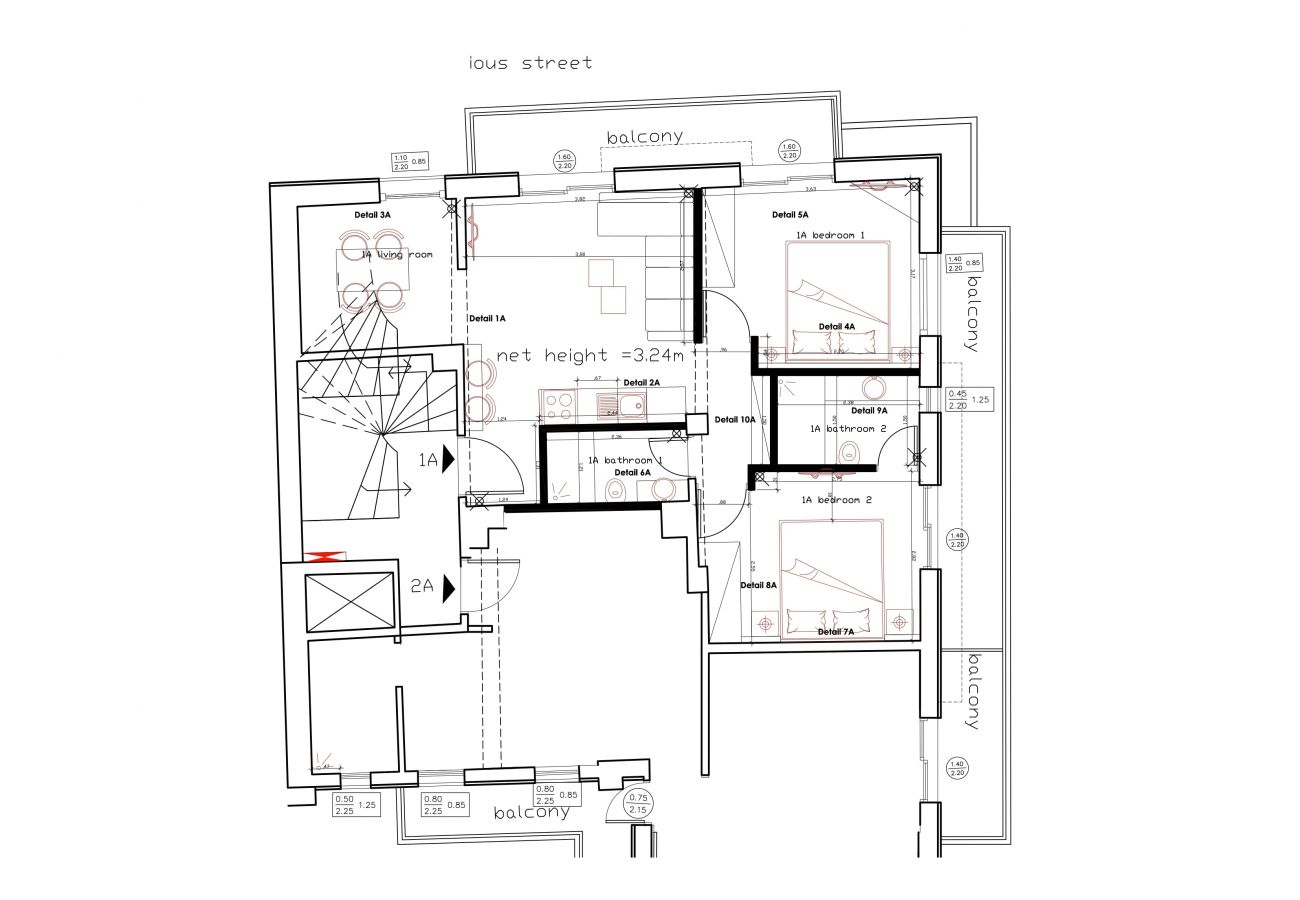 Apartment in Athens - Beautiful 2 Bedrooms Apartment w/Balcony in Central Athens