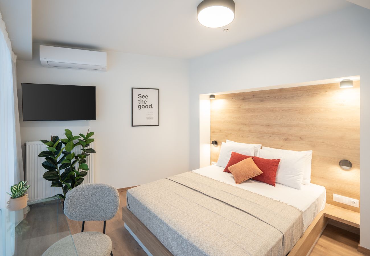 Apartment in Athens - Silk Athens | Urban Loft with Gym, Laundry & Pool