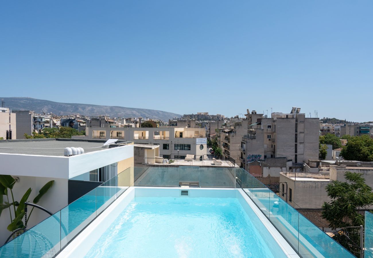 Apartment in Athens - Silk Athens | Urban Loft with Gym, Laundry & Pool