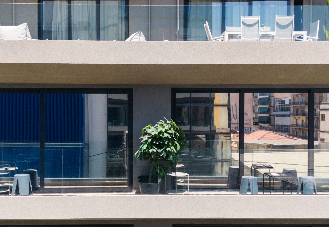 Apartment in Athens - Silk Athens | Urban Loft with Gym, Laundry & Pool