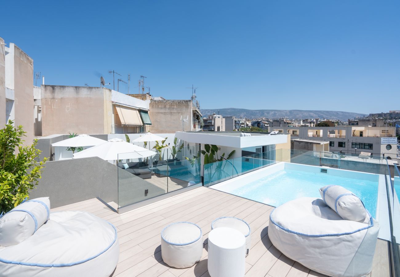 Apartment in Athens - Silk Athens | Urban Loft with Gym, Laundry & Pool