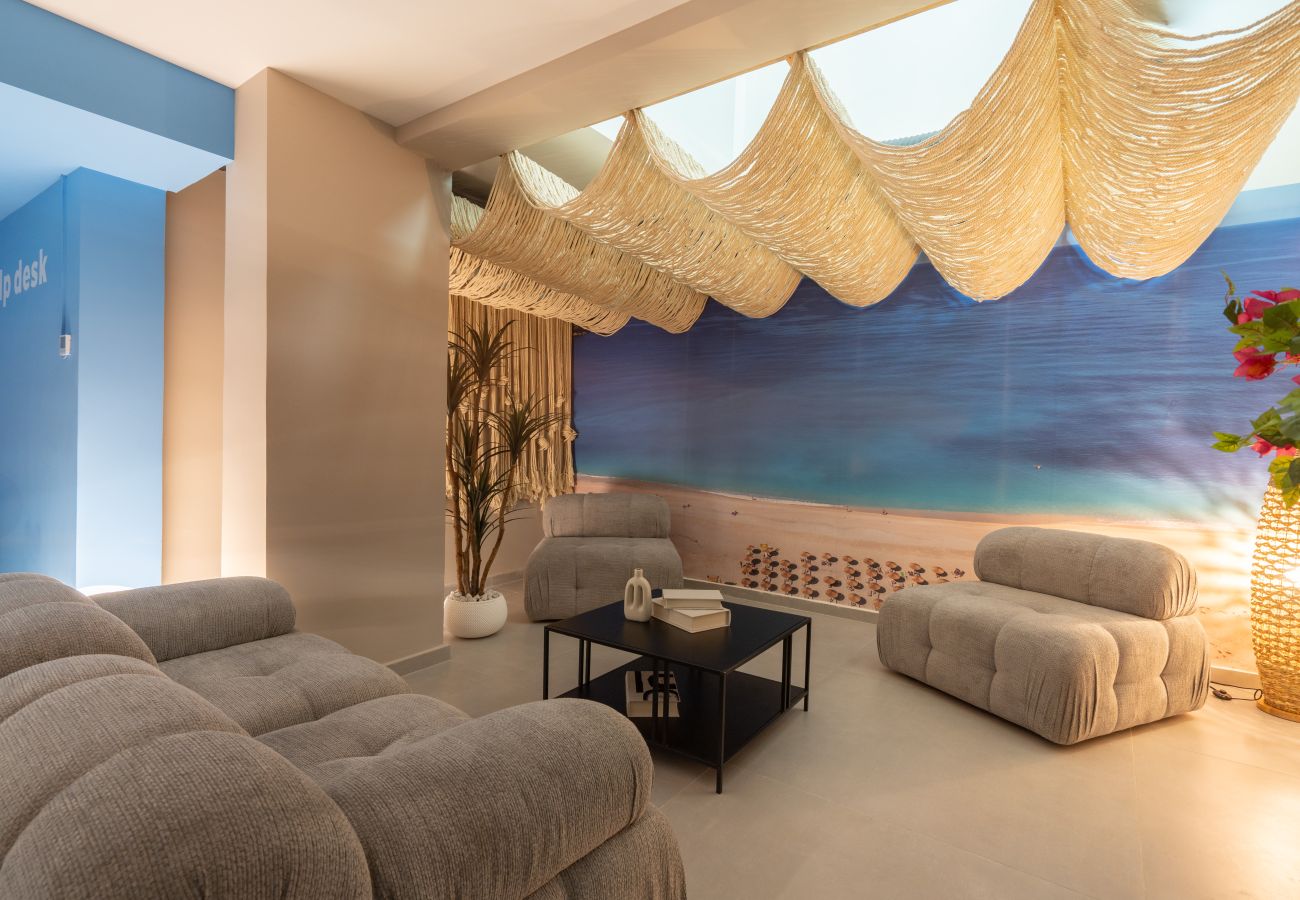 Apartment in Athens - Silk Athens | Urban Loft with Gym, Laundry & Pool