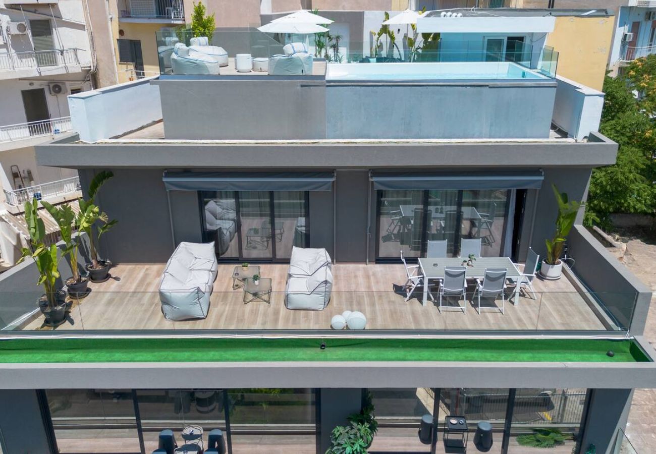 Apartment in Athens - Silk Athens | Urban Loft with Gym, Laundry & Pool