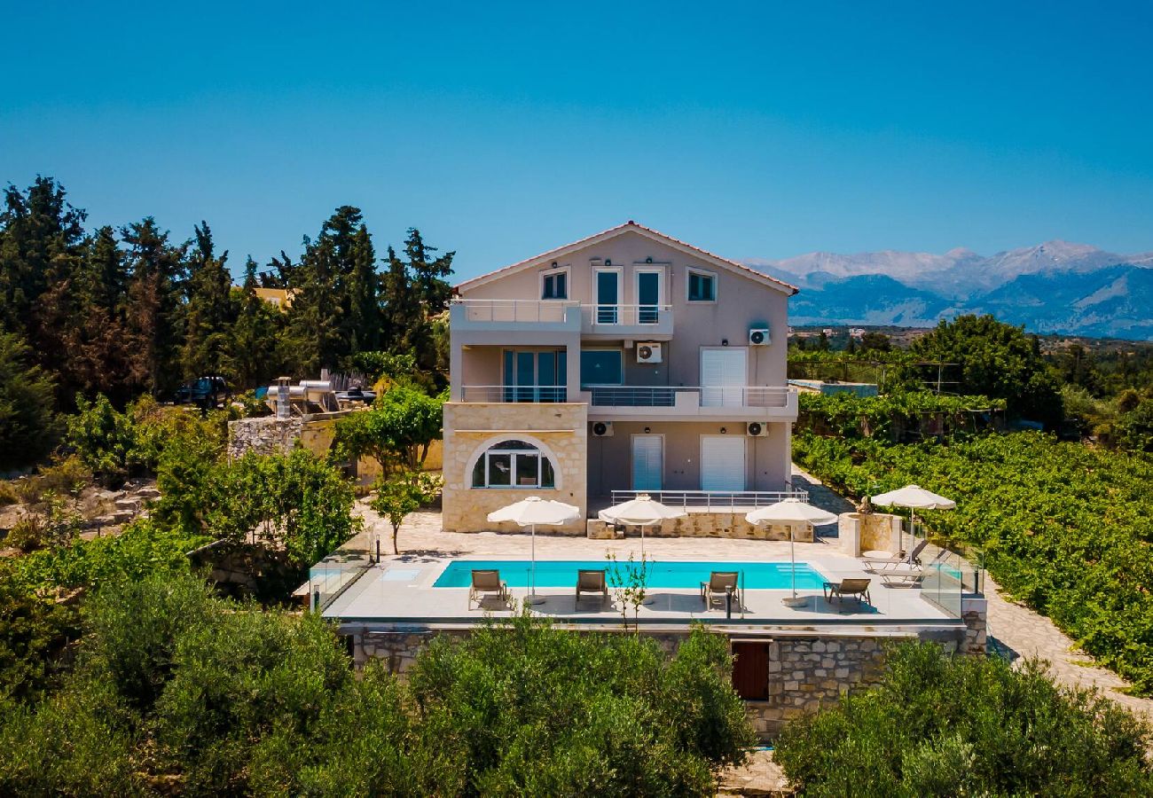 Villa in Douliana - Villa Konstantinos Hilltop Vineyard Escape 