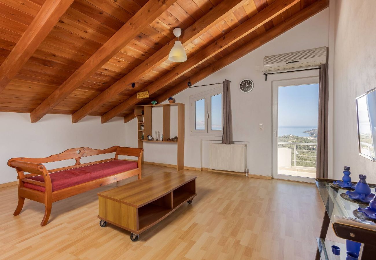 Villa in Douliana - Villa Konstantinos Hilltop Vineyard Escape 
