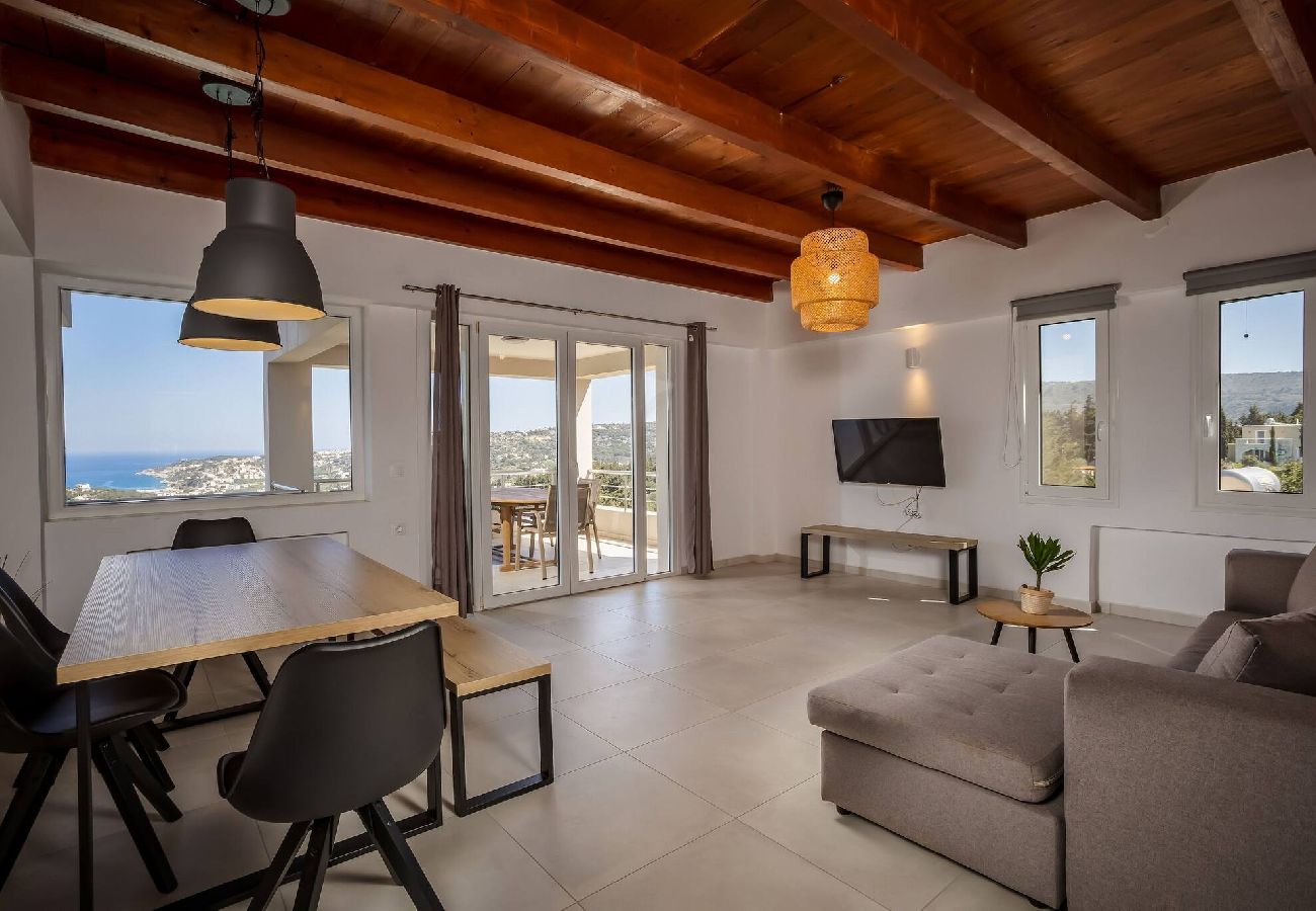 Villa in Douliana - Villa Konstantinos Hilltop Vineyard Escape 