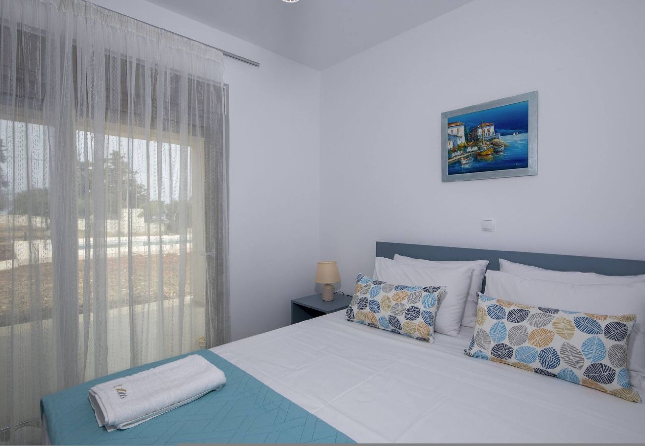 Master bedroom in villa near Almyrida beach Chania