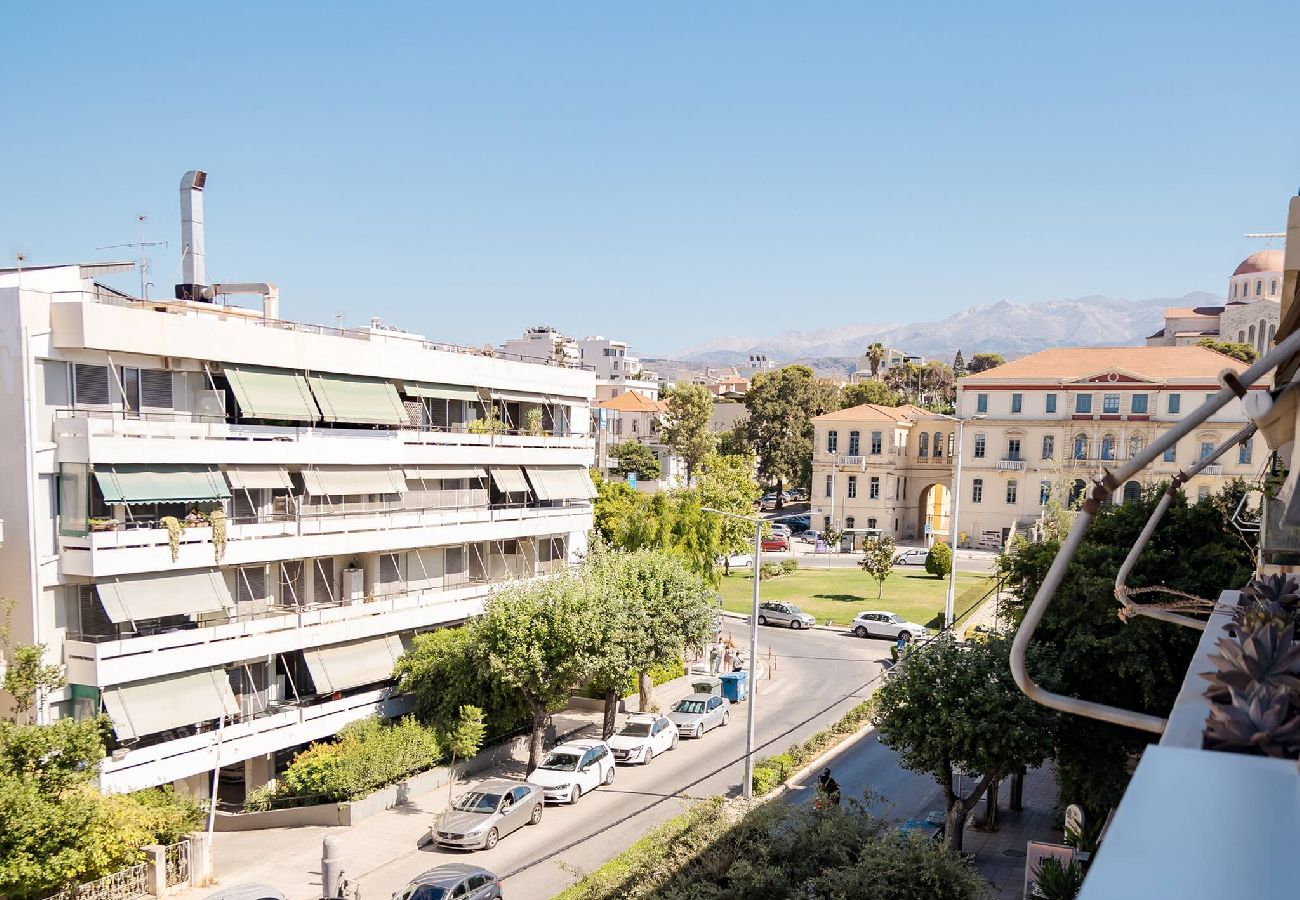 City view from apartment in Chania center Crete